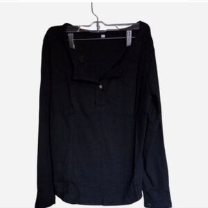 Black Women's Button Up Top Size SIZE